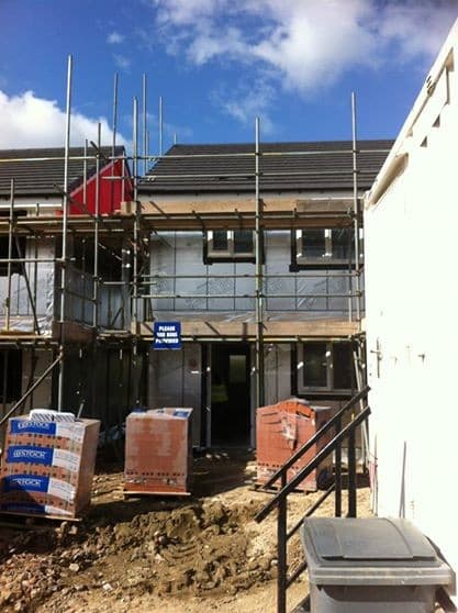 Timber framed social housing, Ripley and Jacksdale, photo 1 of 5